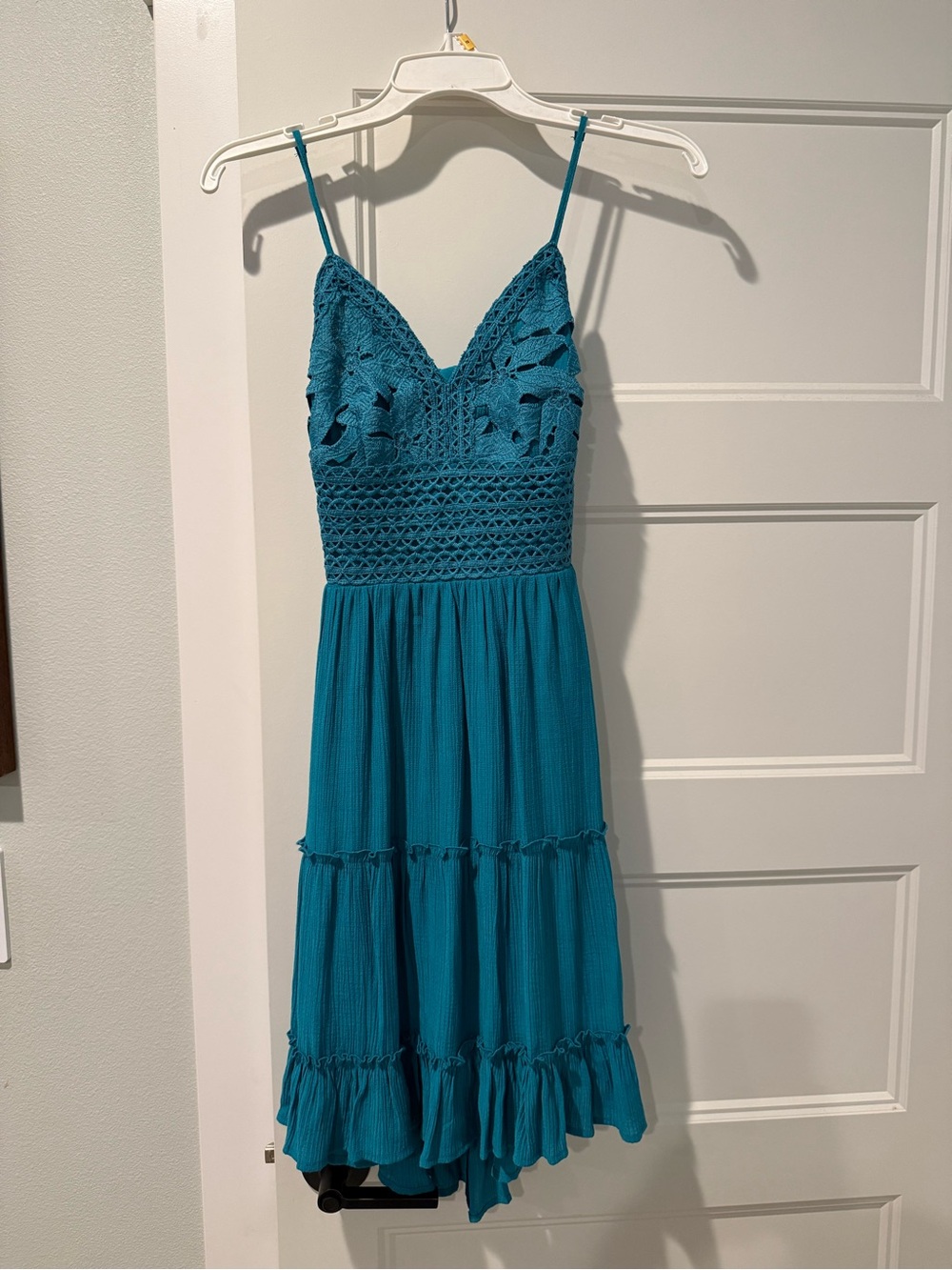 NWOT Shyanne teal cowgirl dress